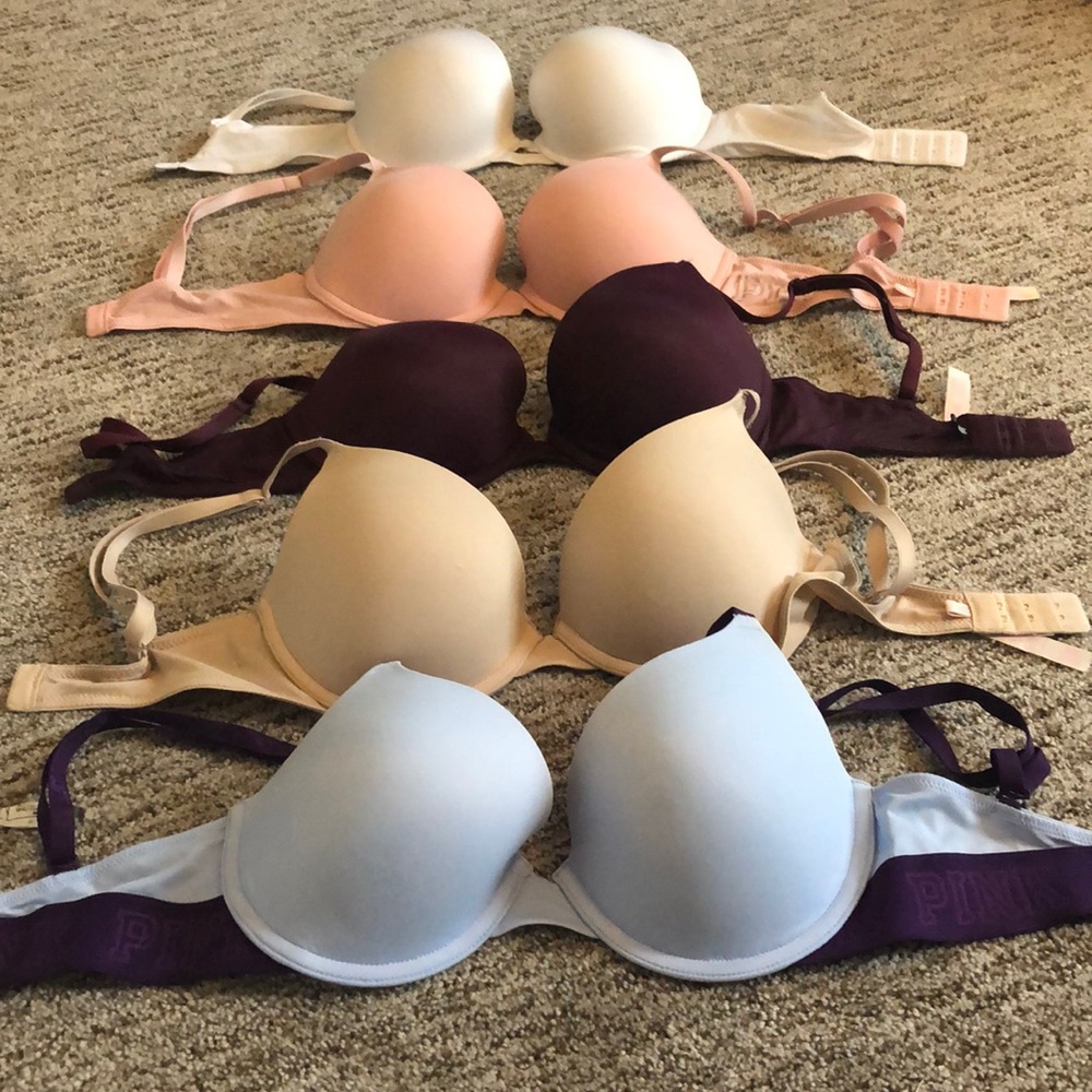 5 VICTORIA SECRET/PINK BRAS !!!